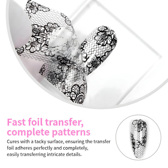 HEMA-Free Nail Transfer Foil Gel – Long-Lasting Foil Adhesive | 15ml