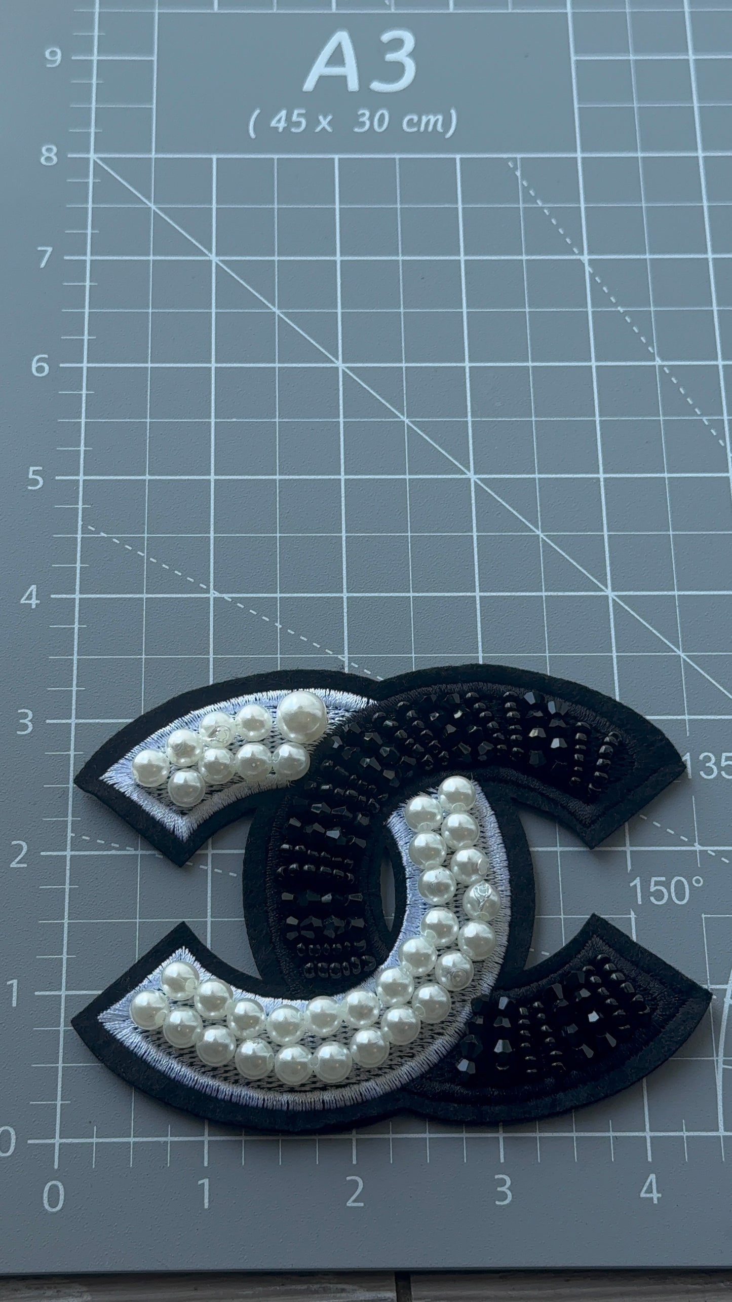 Pearl C.C Iron - on Patch