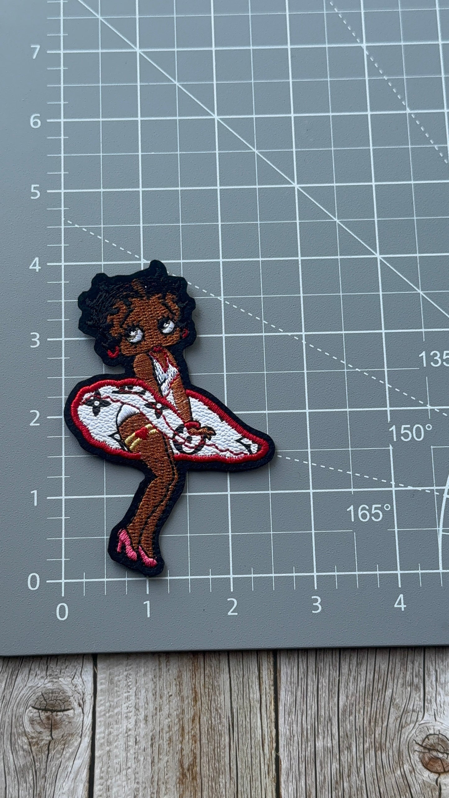 Iron on LV Patch - 3.5 inches