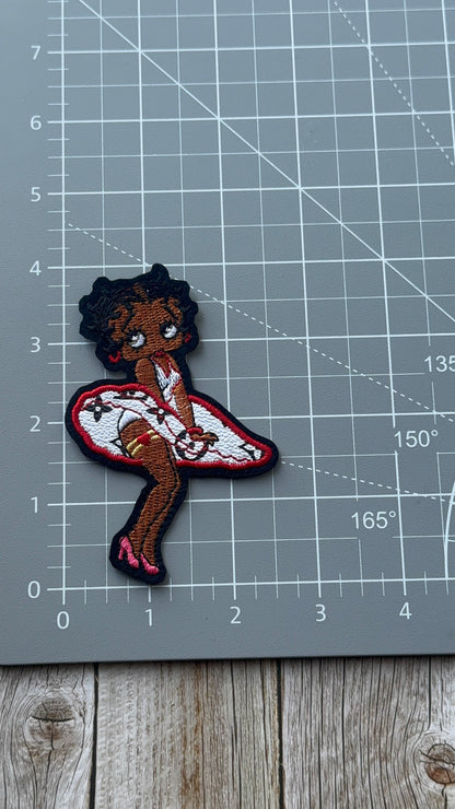 Iron on LV Patch - 3.5 inches