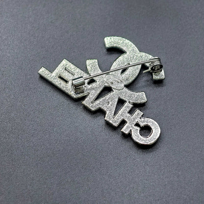 Luxury C.C Gold/Silver Brooch pin