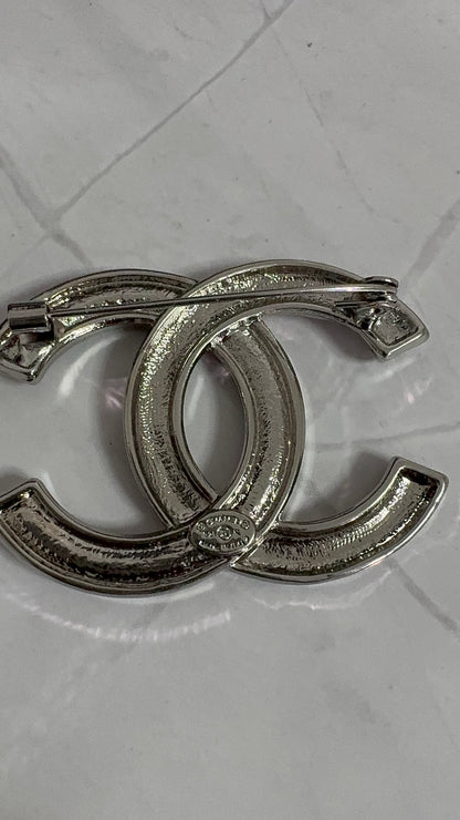 Luxury C.C Detailed Brooch pin