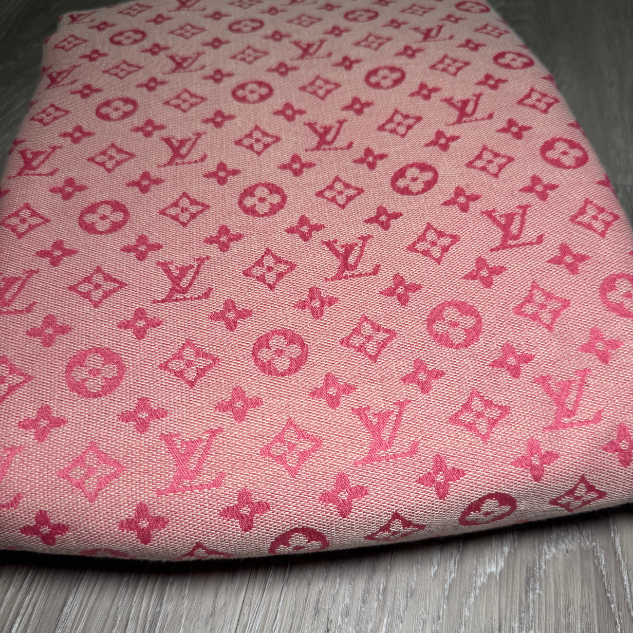 L01 Jacquard Monogram Fabric - Pink