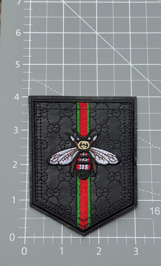 G.G Leather Pocket Patch