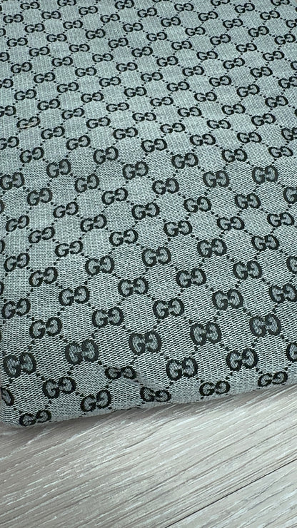 Two tone G.G Designer Inspired Jacquard Fabric