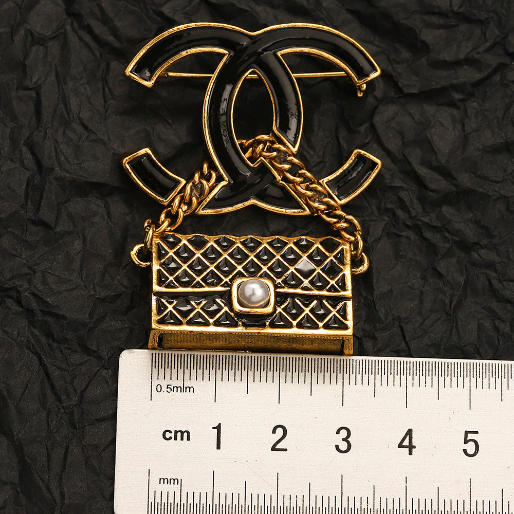 Luxury C.C Purse Brooch pin