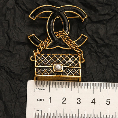 Luxury C.C Purse Brooch pin