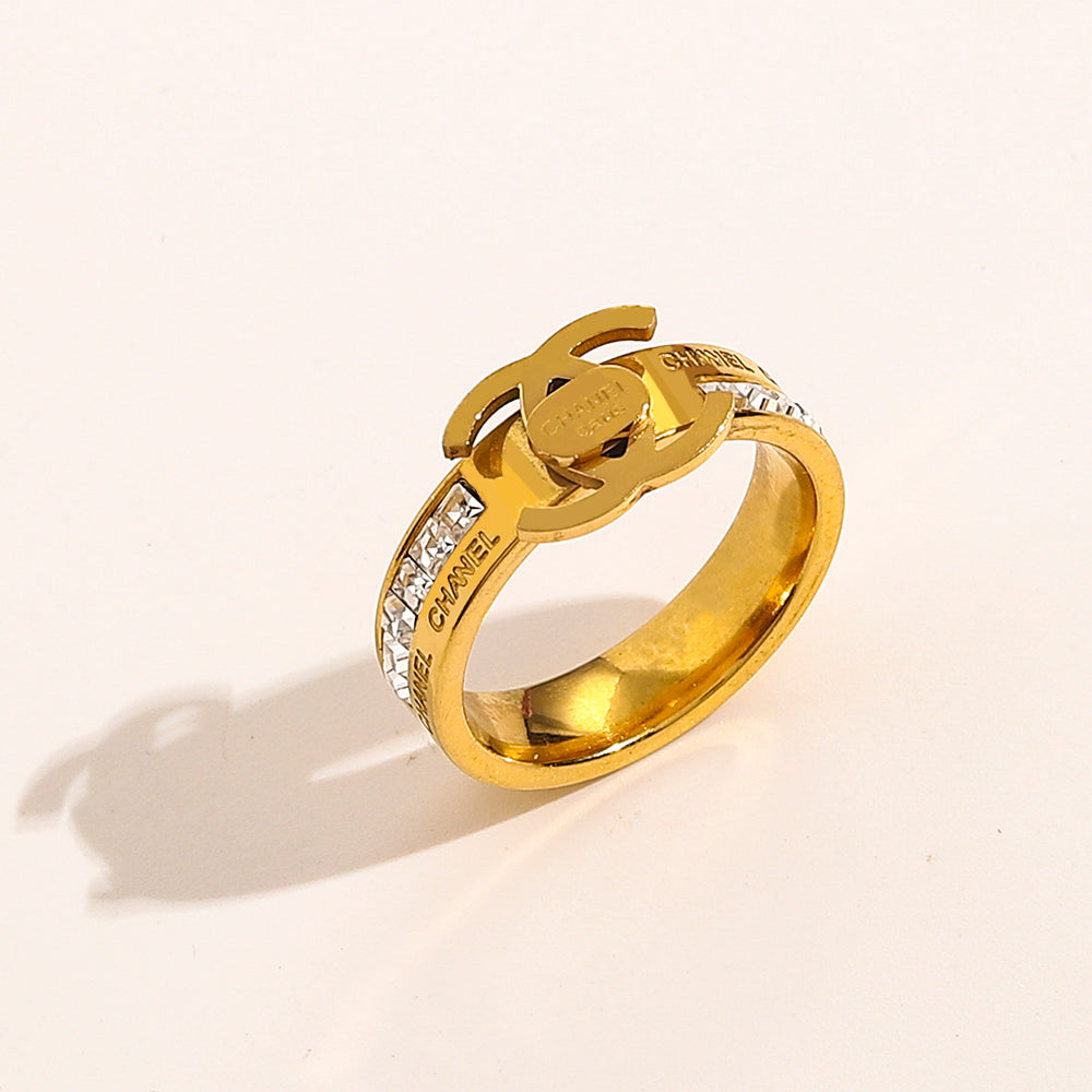 High Quality C.C Gold plated ring