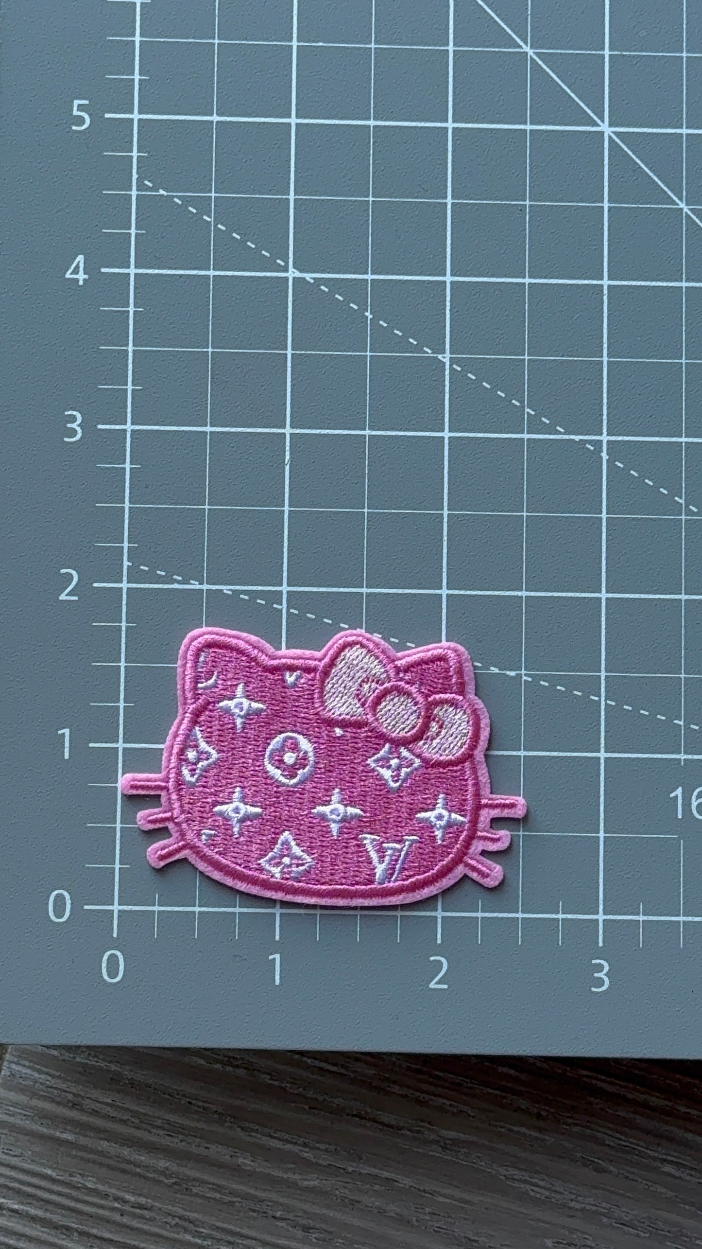 Pink LV kitty patch