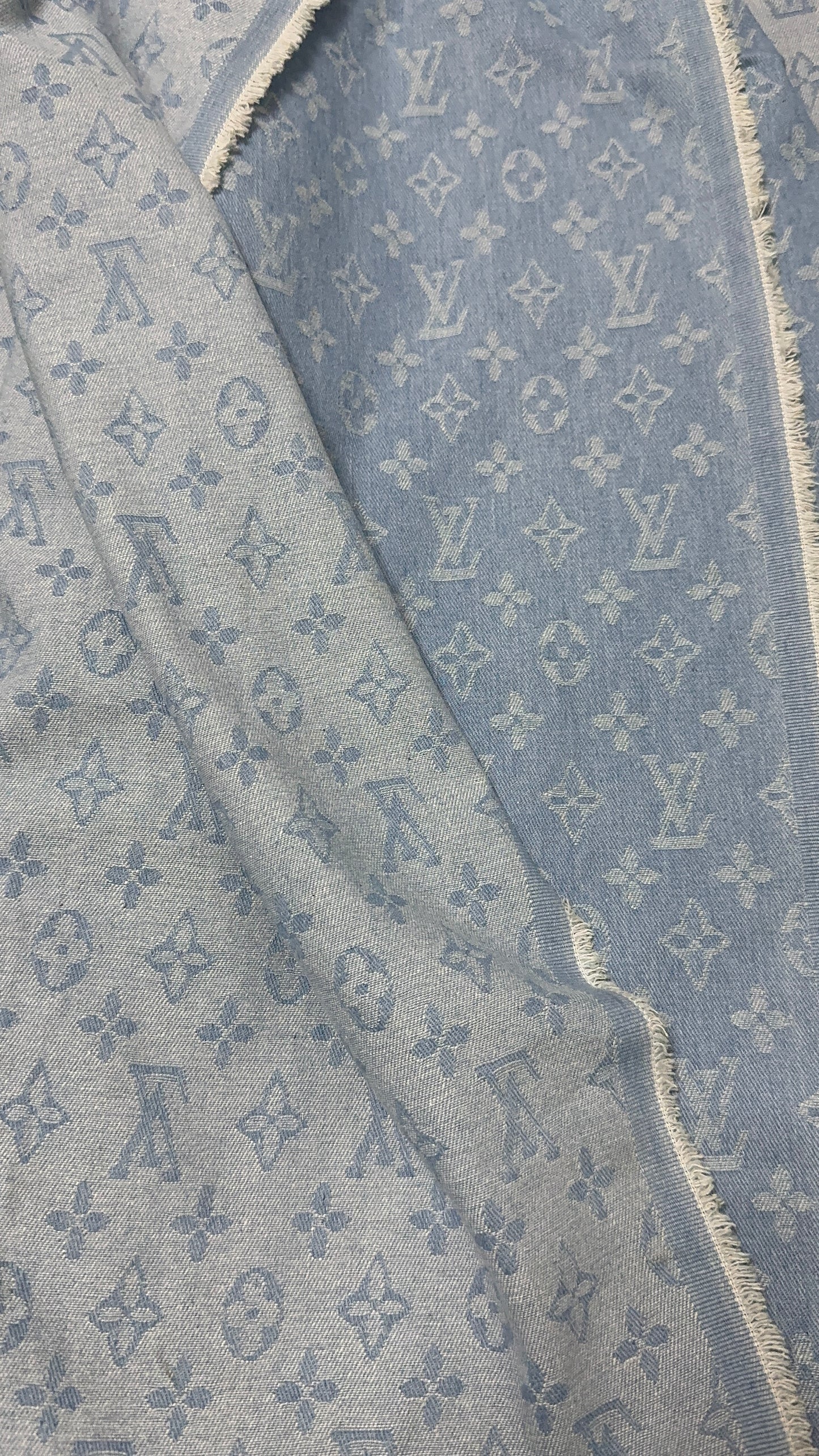 L.V Denim Fabric - Light wash