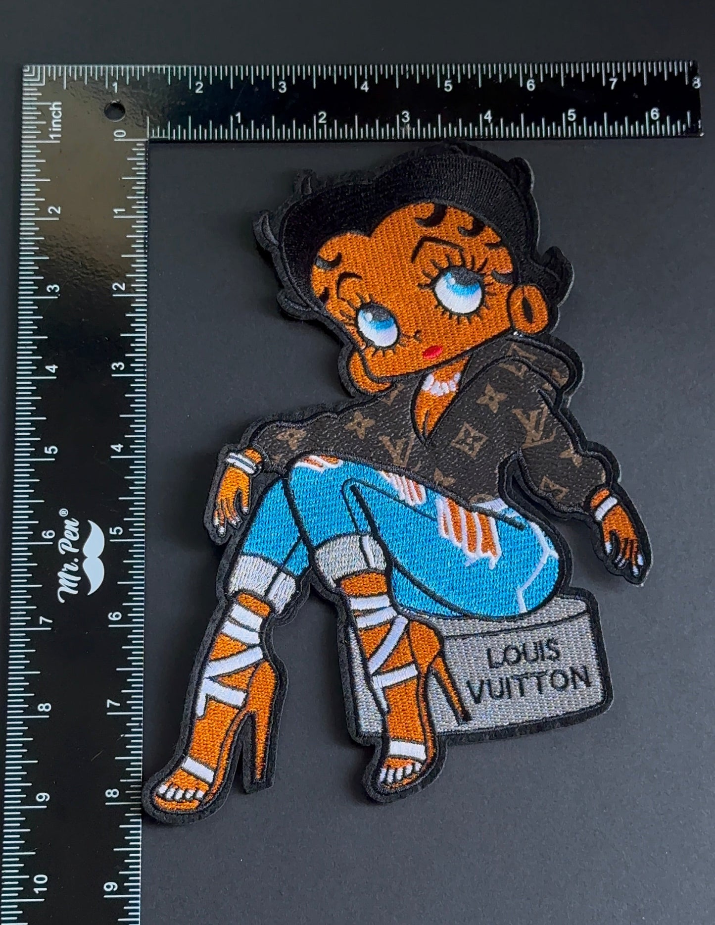 XL Iron on LV Patch -