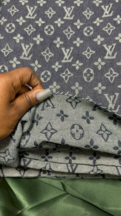 L. Denim Fabric (Dark wash)