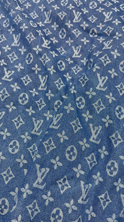 L.V Denim Fabric - Medium wash
