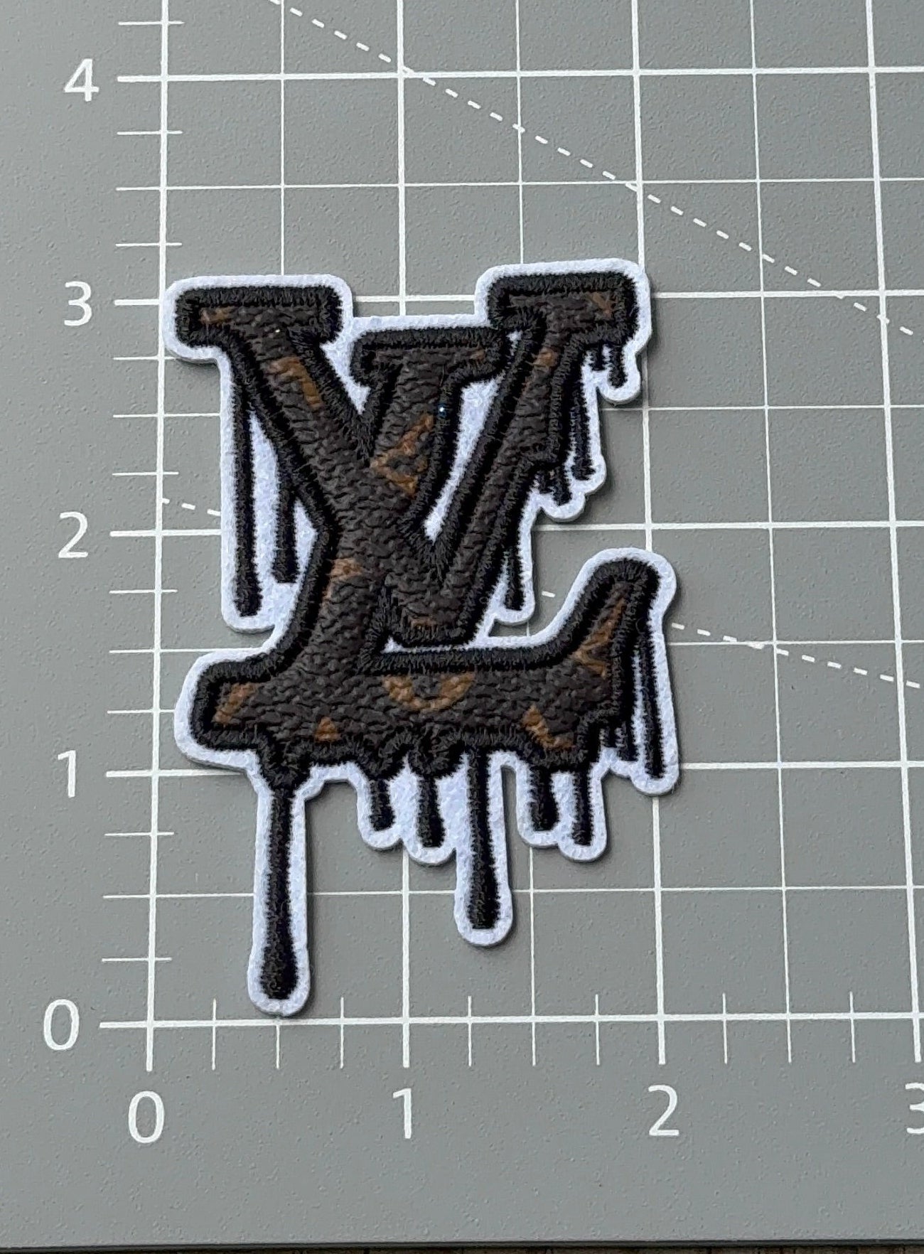 Brown L Drip Patch