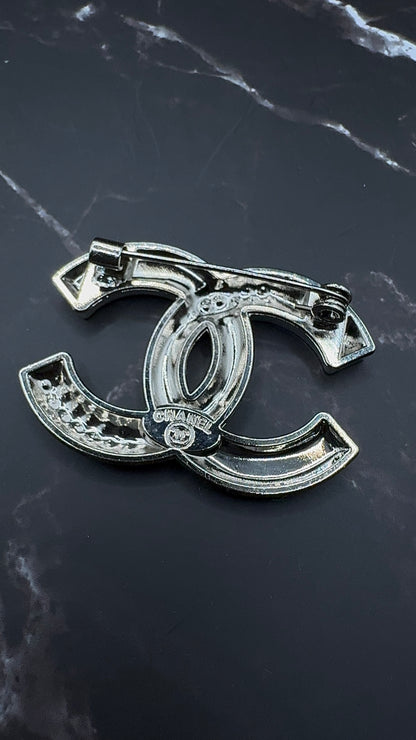 Luxury C.C Gold Brooch pin