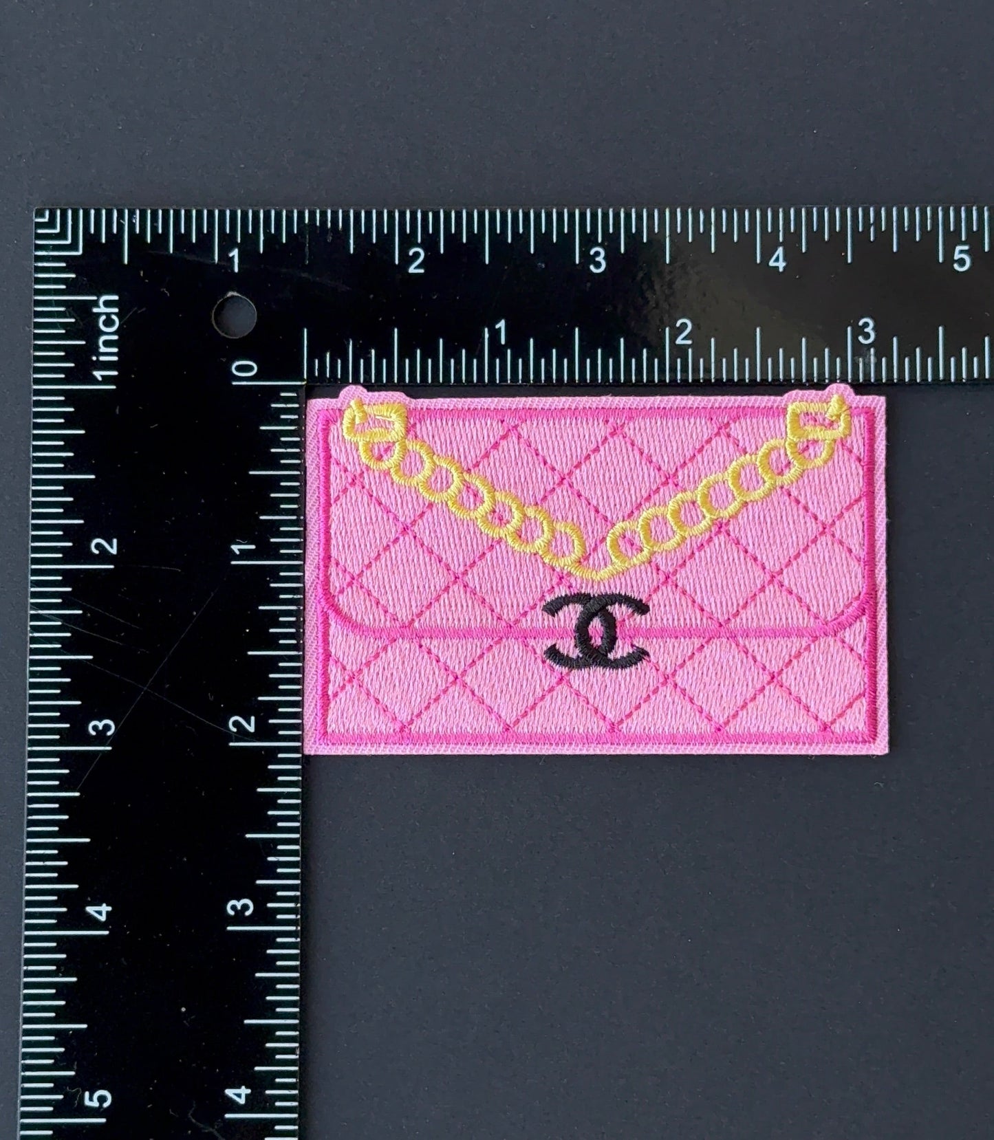 C.C pink purse  Iron - on Patch