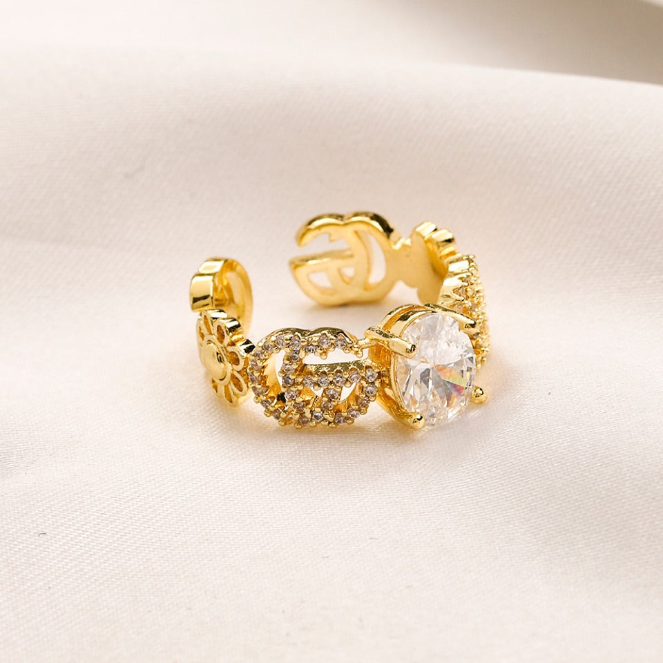 G.G 18K Gold Plated Ring