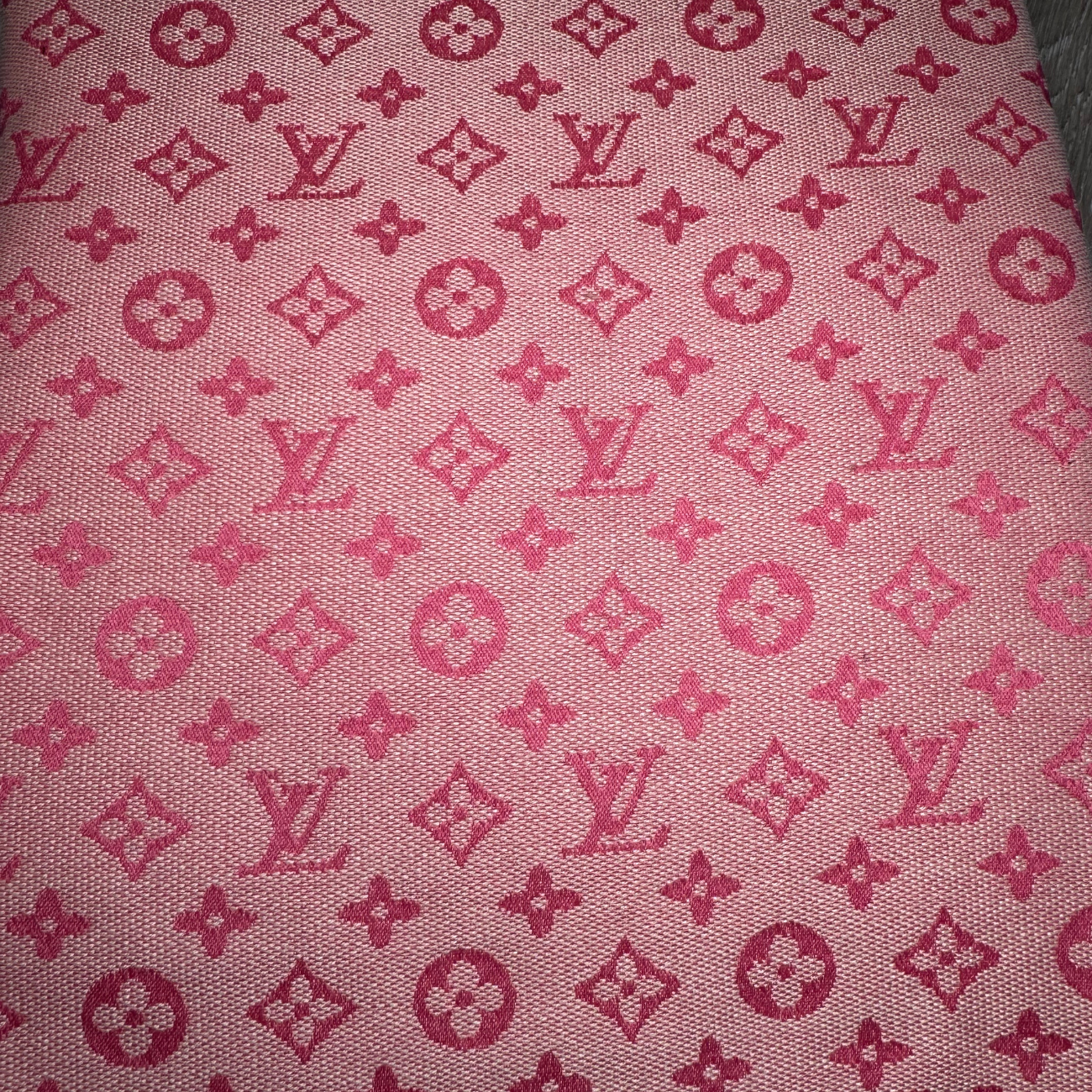 L01 Jacquard Monogram Fabric - Pink