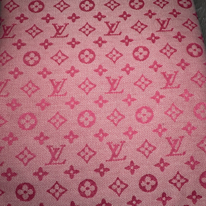 L01 Jacquard Monogram Fabric - Pink