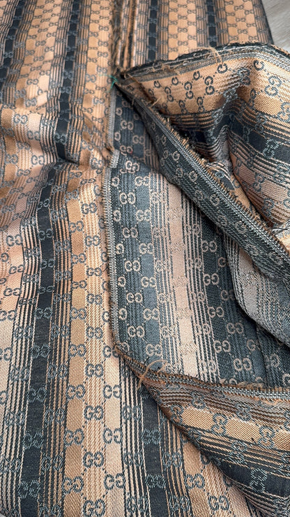 Mixed Brown tone G.G Jacquard Fabric