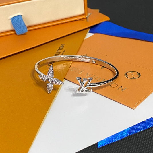 Titanium Steel LV inspired  Bracelet