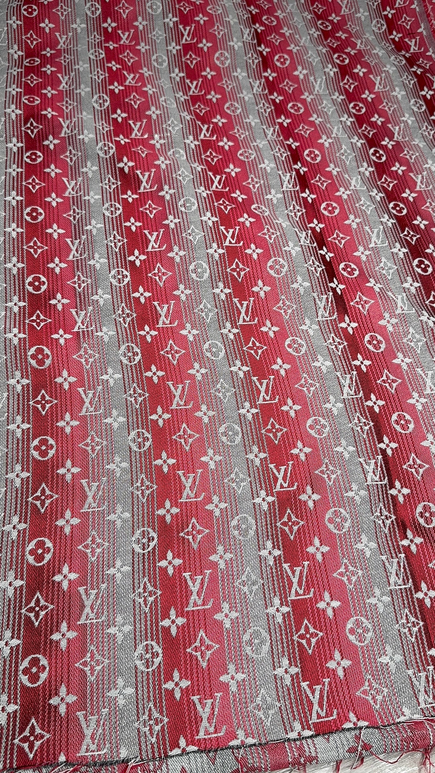 Two-tone Red L09 Jacquard fabric