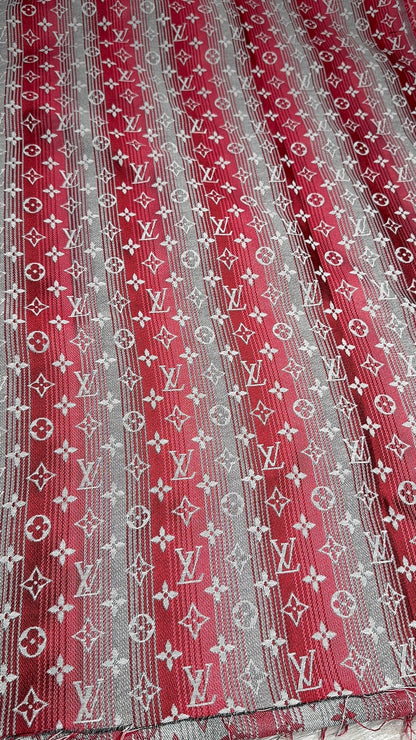 Two-tone Red L09 Jacquard fabric