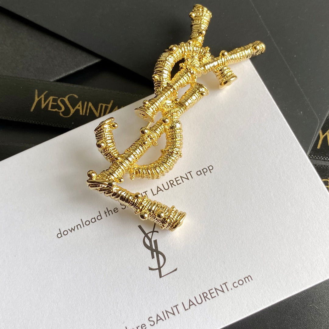 Luxury Y.S Detailed vintage Brooch pin