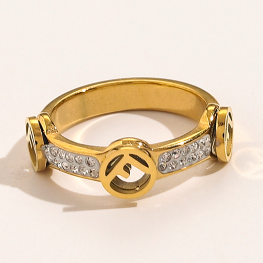 F. High Quality 18K Gold Plated Ring