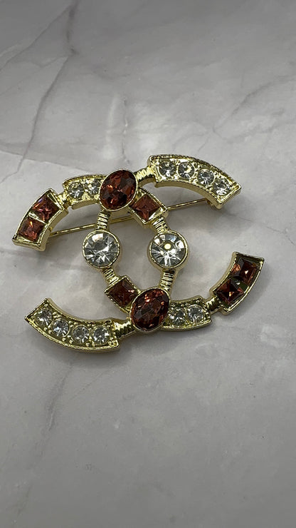 High Quality C.C Brooch pin