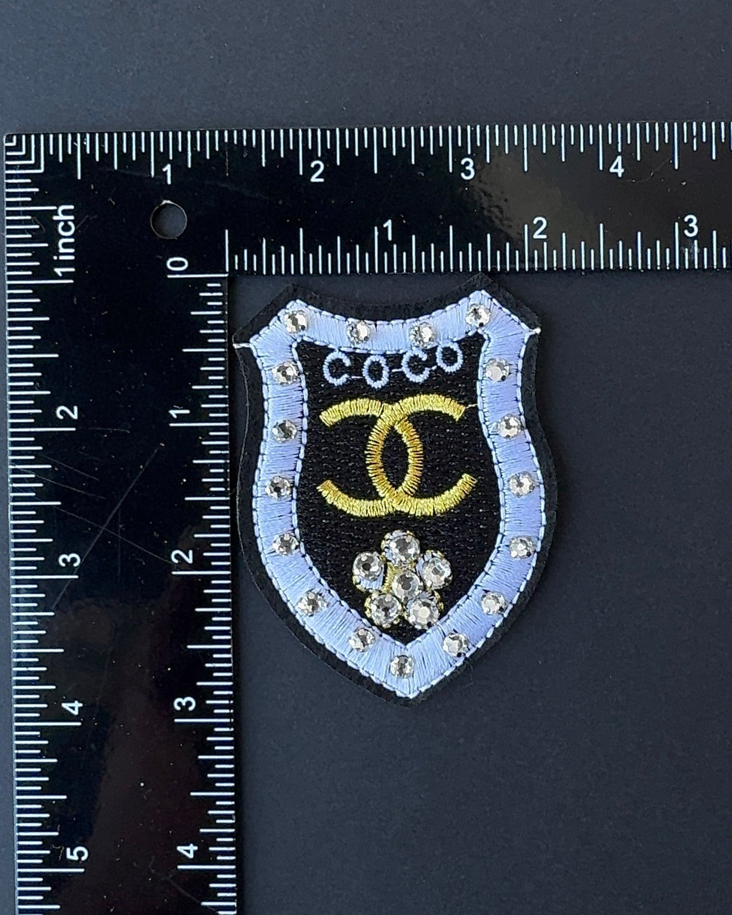 Bling Coco C.C Sew in Badge