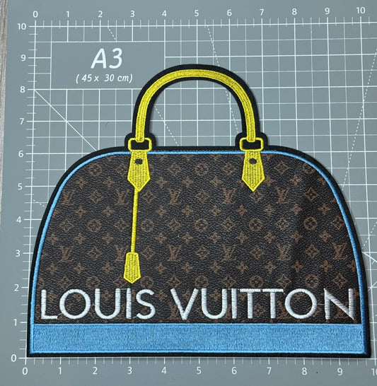 XL Leather fabric Duffle bag Patch