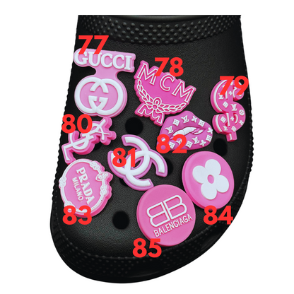 PVC Designer Shoe Charms - 01 - 131