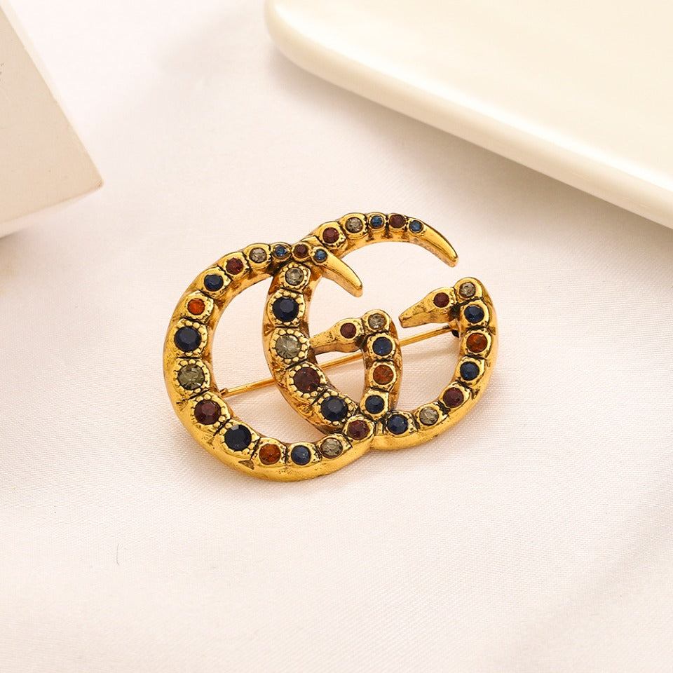 High Quality G.G Brooch pin