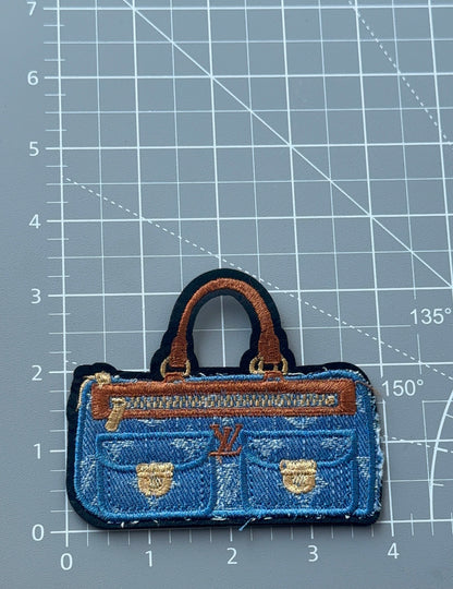 LV Denim duffle Bag patch