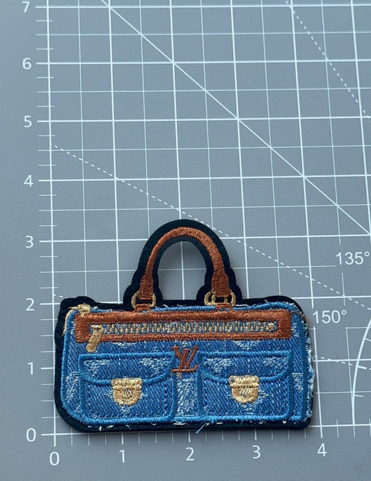 LV Denim duffle Bag patch