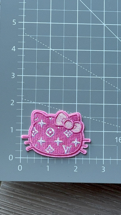Pink LV kitty patch