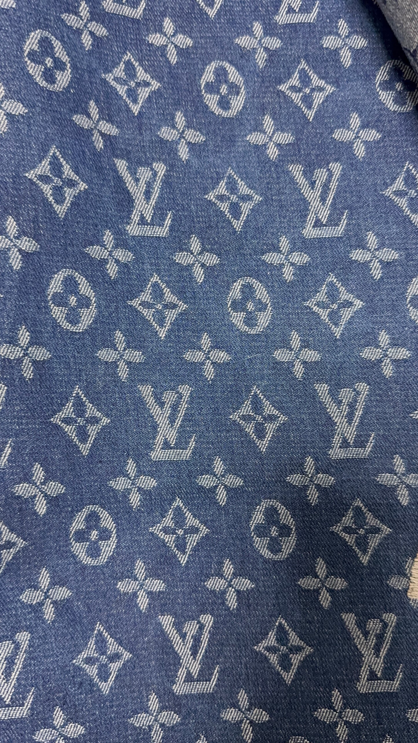 L.V Denim Fabric - Medium wash