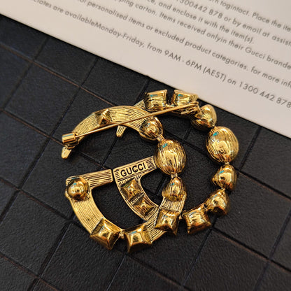 Luxury Vintage G.G Brooch pin