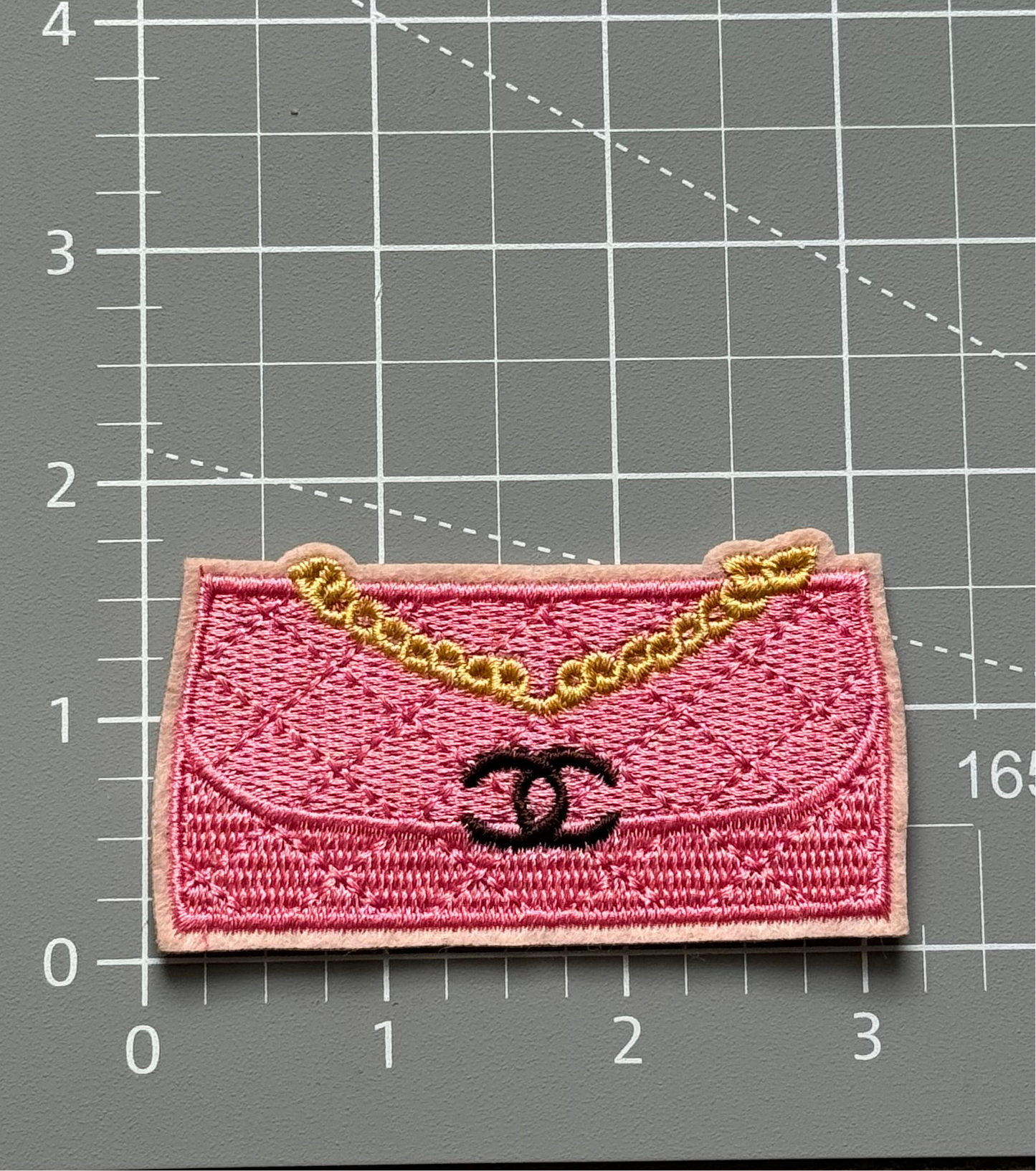 C.C pink purse  Iron - on Patch