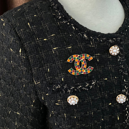 High Quality C.C Brooch pin