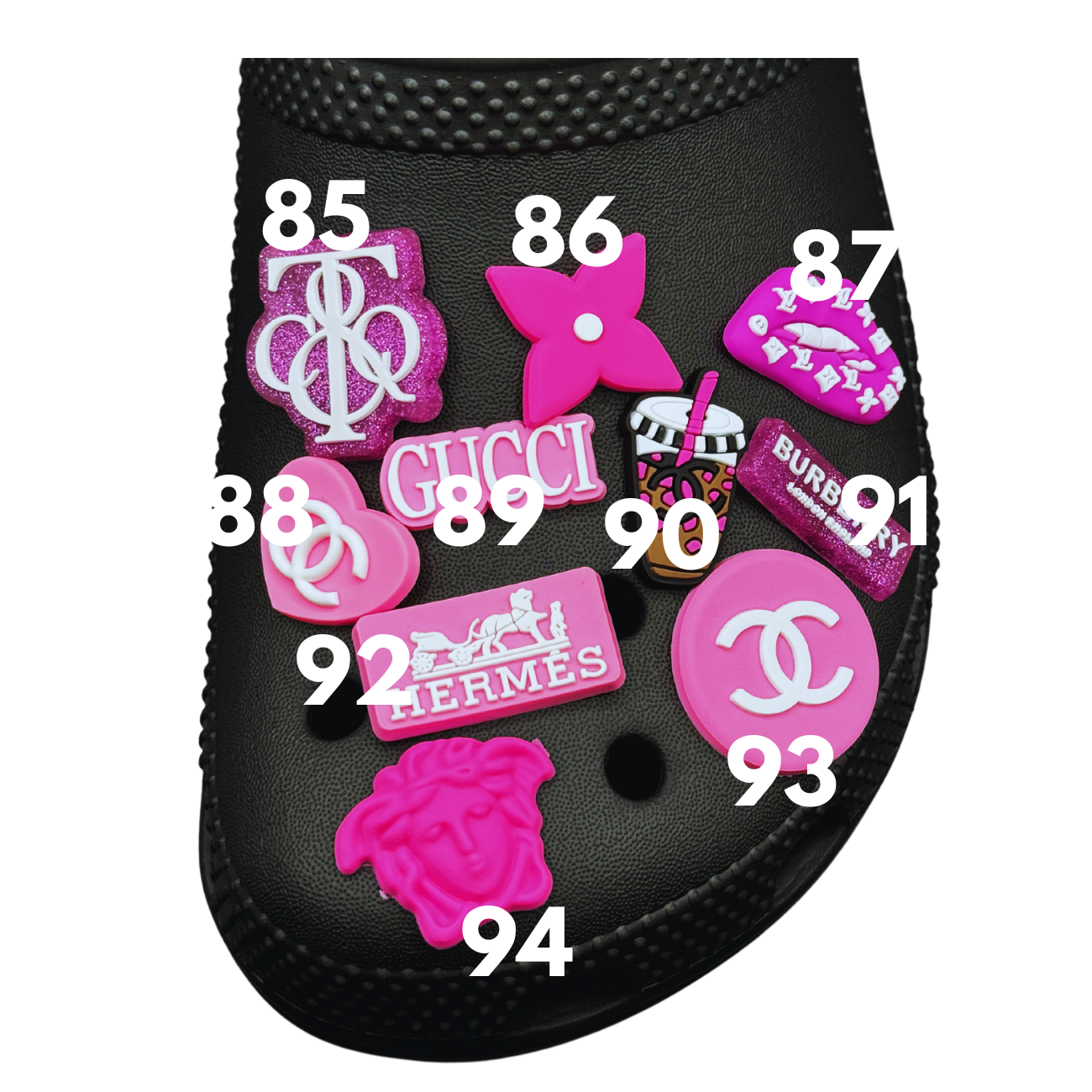 PVC Designer Shoe Charms - 01 - 131