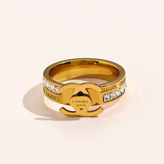 High Quality C.C Gold plated ring