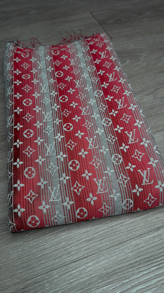 Two-tone Red L09 Jacquard fabric