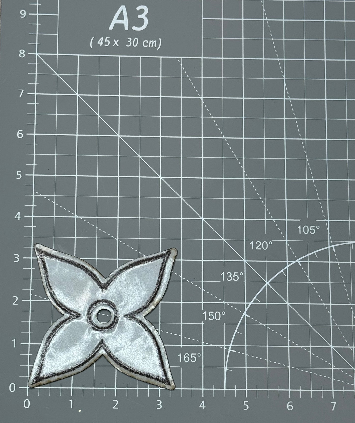 Leather fabric patch