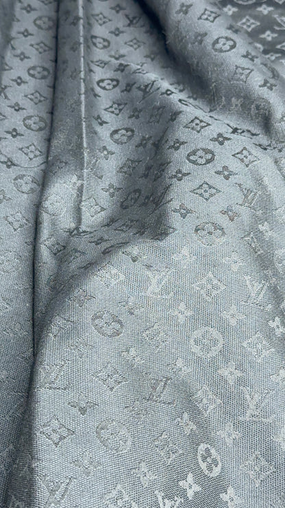 Black L.V Jacquard Fabric