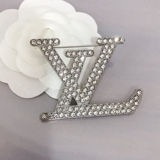 Luxury L.V Silver Brooch pin