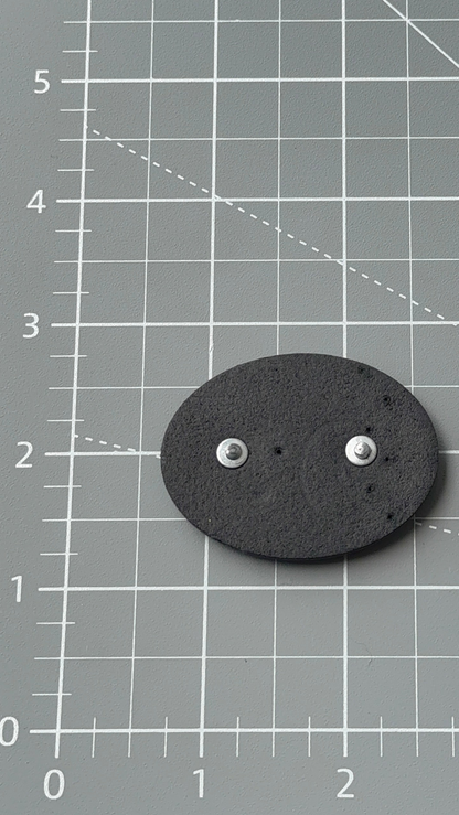 G.G Black Leather patch