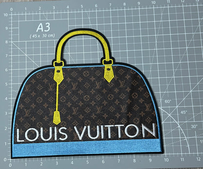 XL Leather fabric Duffle bag Patch