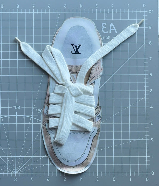 XL L.V Sneakers Left foot Patch